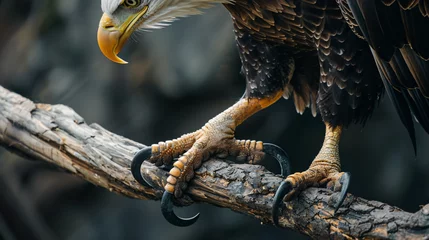 Poster A bald eagles powerful talons © Abdulmueed