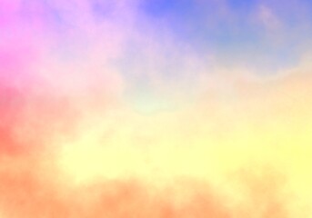 Abstract colorful watercolor background digital art painting