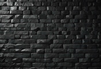 a brick wall in black and white is displayed with no other image