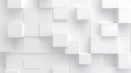 Background white geometric template. Dimensional Background Images,White 3d Cubes Abstract Mosaic Background ,Abstract geometry background 3d render