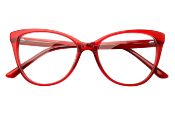 Round eyeglasses with modern and minimal style isolated on background, optical accessories for male and female in daily life.