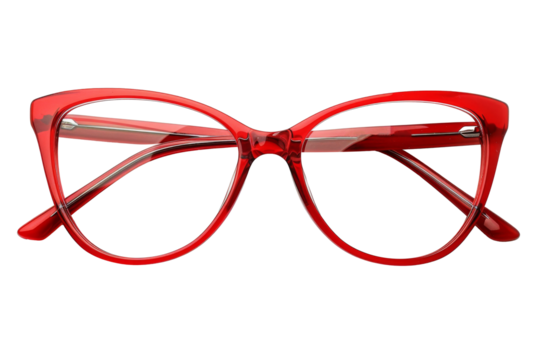 Round eyeglasses with modern and minimal style isolated on background, optical accessories for male and female in daily life. - Powered by Adobe