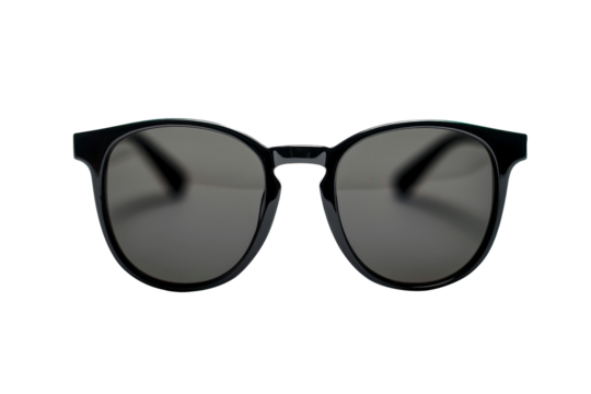 Summer sunglasses with modern and minimal style  isolated on background, Fashion accessories for male and female in vacation holiday for protect sunlight.