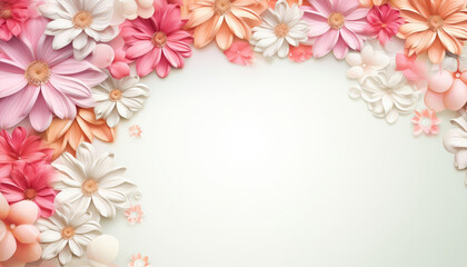 A colorful bouquet of flowers is displayed on a white background