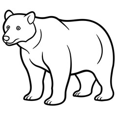 illustration of cartoon bear