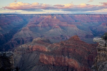 Fototapeta na wymiar Aerial view of Grand Canyon landscape