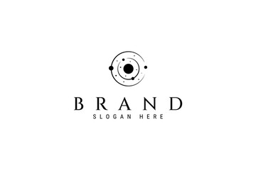 solar system vector illustration logo design © Local Vector