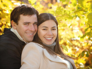 Fototapeta premium Happy smiling couple