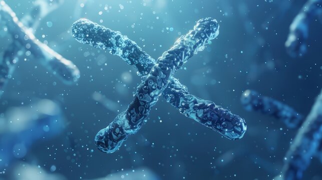 The X chromosome's fragile site is a hallmark of Fragile X syndrome, a subject of study in the intersecting fields of medical science and biotechnology.