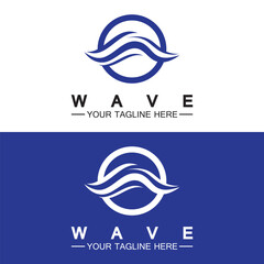 Wave symbol vector illustration design