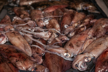 Street market produce for sale Croatia