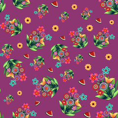 Flowers pattern