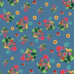 Flowers pattern