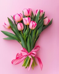  bouquet lies on the studio background