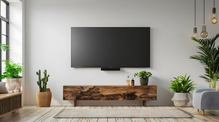 Elegant Vision: Transforming Your Living Room with Modern TV Wall D�cor
