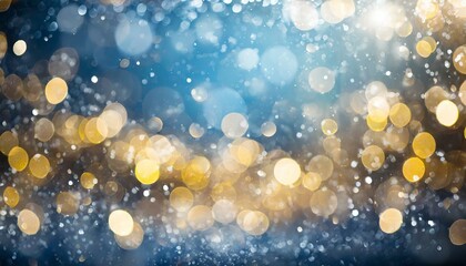 Fototapeta na wymiar Joyful Blur: Bokeh Light Background Creating Holiday Atmosphere