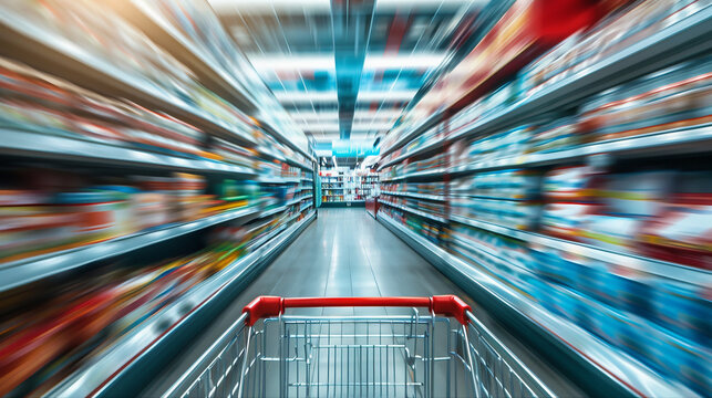 Shopping Dash, Supermarket Blur, Fast Cart Adventure