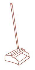 dust pan  illustration