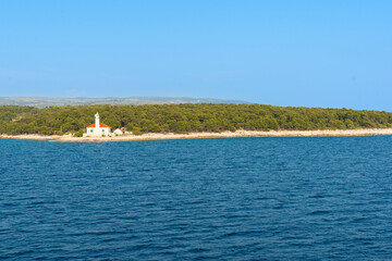Coastal landscape with Lighthouse Ražanj