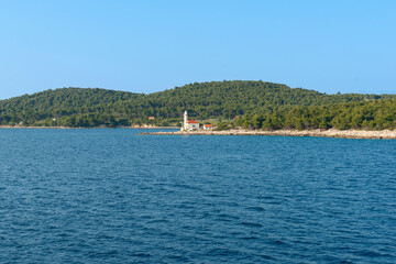 Coastal landscape with Lighthouse Ražanj