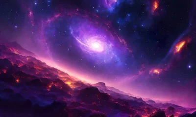 Zelfklevend Fotobehang sky with stars © iLegal Tech