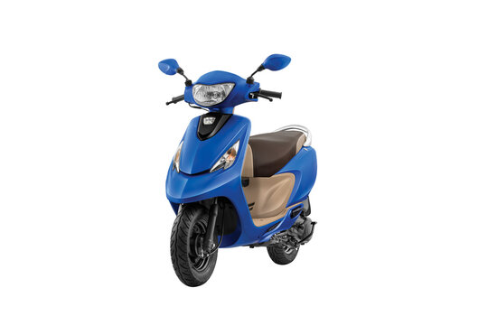 Navy blue future scooter, electric scooter or scooty