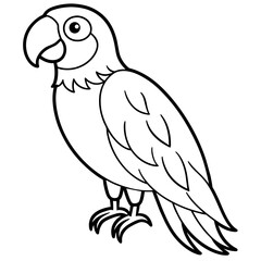 Fototapeta premium For T-shirt Design Vector illustration of a adorable parrot- Vector - Vector art - Vector illustration - Vector design - Latest Vector - Ultimate Vector - Premium Vector - Vector pro