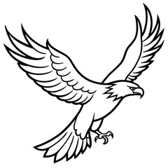 Fototapeta premium Majestic eagle- Vector - Vector art - Vector illustration - Vector design - Latest Vector - Ultimate Vector - Premium Vector - Vector pro
