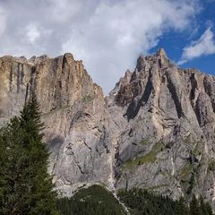 Foto op Plexiglas Panoramic Views of the Majestic Dolomites near Canazei on SS242 © Marcel Otterspeer