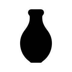 Vase icon set. Pottery vector