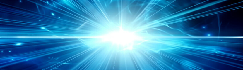 abstract blue light beams background