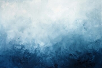 Fototapeta premium Abstract foggy texture, cool blue hues, minimalist and modern