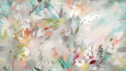 soft light spring garden abstract floral background wallpaper pattern