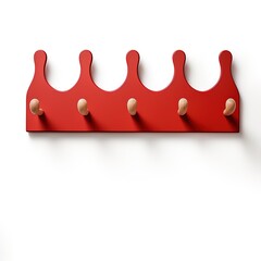 Coat rack red
