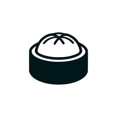 dimsum food logo vector illustration template design