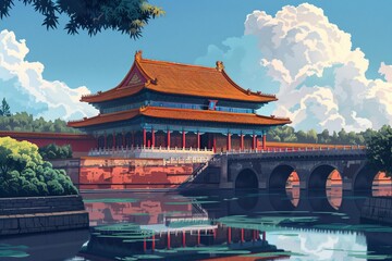 Naklejka premium Forbidden City 