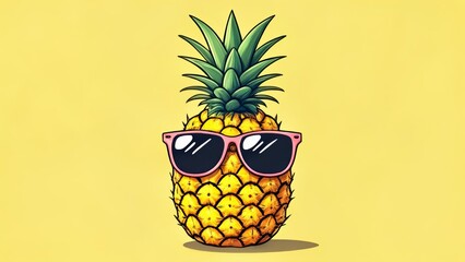  Tropical vibes with a pineapple in shades