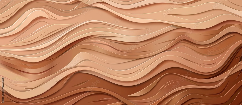 Sticker Brown textured background with gentle waves and hints of various colors, perfect for wall designs and graphics