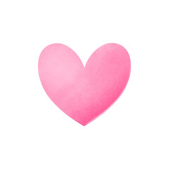 A pink heart pastel