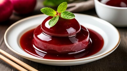  Delicious dessert ready to be savored