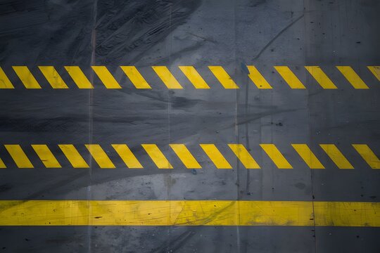 ImageStock Construction background featuring bold yellow line striping for heightened visibility