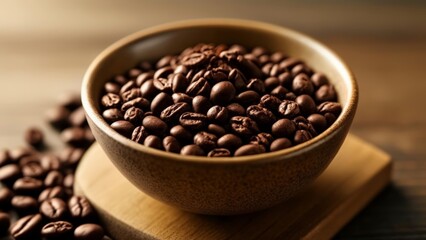 Fototapeta premium Aromatic coffee beans ready to brew