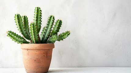 A potted cactus