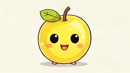 Obraz premium Joyful Juicy Fruit Character