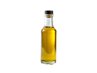 Olive oil bottle isolated on transparent background