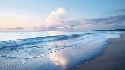 Gardinen A serene coastal scene © Alizeh