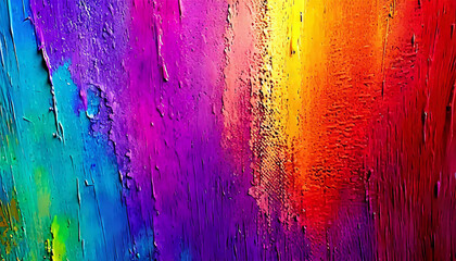 Vibrant mix of purple, orange, and yellow hues create an abstract, cloud-like painting - 783744190