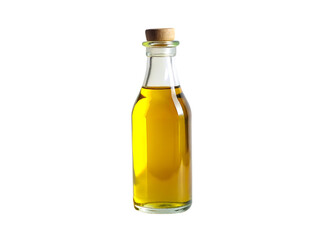 Olive oil bottle isolated on transparent background