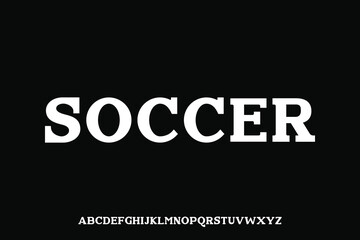 Display alphabet font vector design suitable for headline, poster, banner, logo, and many more