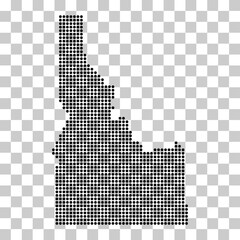 Idaho map shape, united states of america. Flat concept icon symbol vector illustration - 783744918